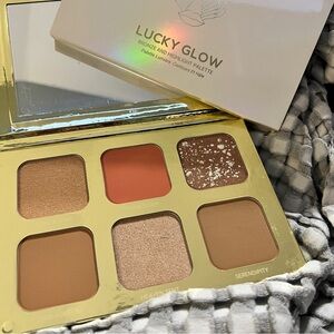 NEW! Lucky Glow Bronze and Highlight Palette for Face-Eye-& Body. Extra LG!